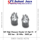 Spray Nozzle Stainless Steel High Pressure 250 bar - 25 MPa - 3650 psi 1