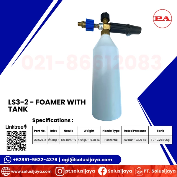 Foam Nozzle LS3 - 2 - Foamer with tank