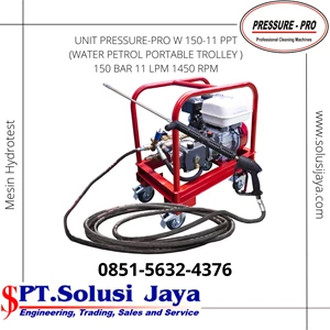 Mesin Hydrotest Unit Pressure-Pro W 150-11 PPT 150 bar 11 lpm 1450 rpm with Engine Honda