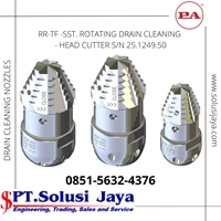 Jet Nozzle RR-TF -SST. ROTATING DRAIN CLEANING -HEAD CUTTER
