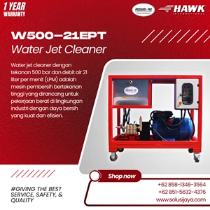 Pompa tekanan tinggi hawk high pressure pump 500 bar (7250 psi) 21 liter / menit